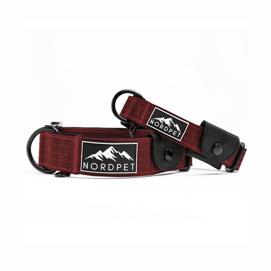 NordPet Premium AirTag Dog Collar - Ruby