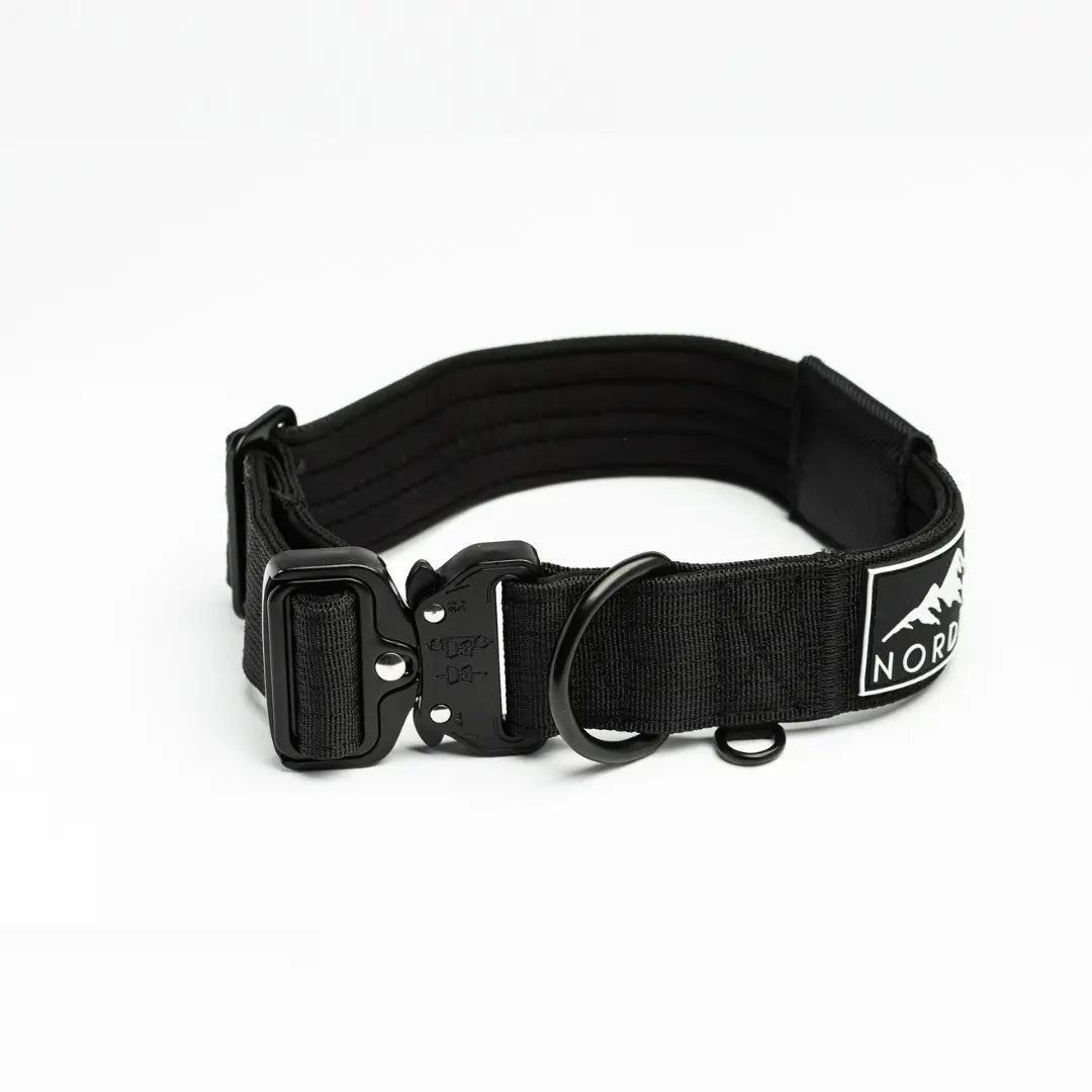 NordPet Premium AirTag Dog Collar - Onyx