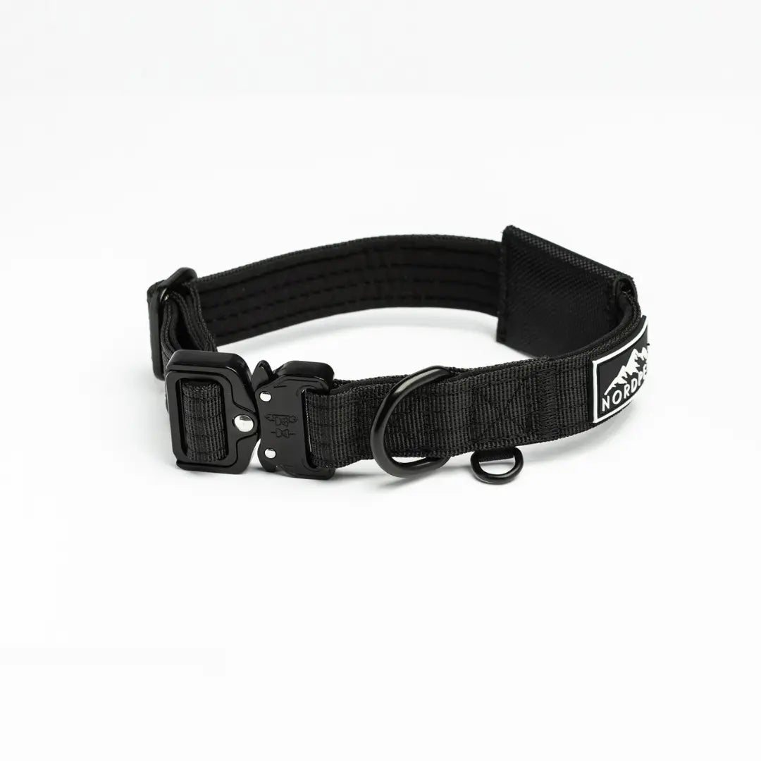 NordPet Premium AirTag Dog Collar - Onyx